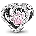 Pandach Damen Charm Anhänger für Armband 925 Sterling Silber Charms Beads passend für Armband und Halskette, Kompatibel mit Europäischen Armbänder für Frauen Mädchen Armband günstig Kaufen-Pandach Damen Charm Anhänger für Armband 925 Sterling Silber Charms Beads passend für Armband und Halskette, Kompatibel mit Europäischen Armbänder für Frauen Mädchen