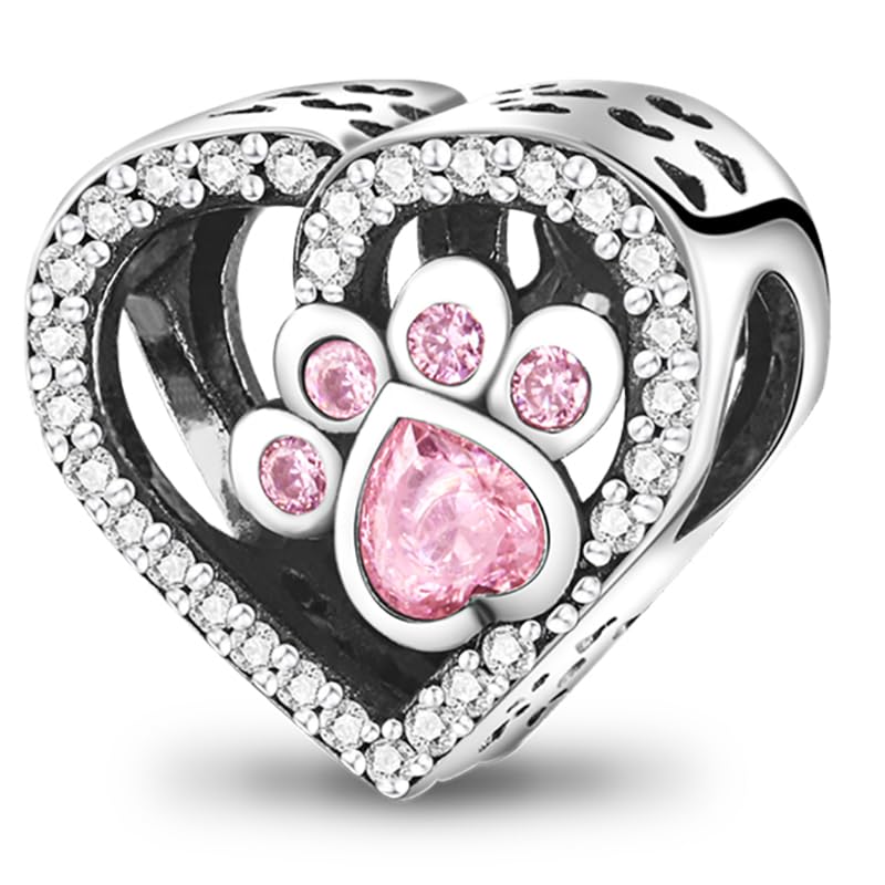 KUNSIR Charms Abalorios Colgante para mujer, plata de ley 925, compatible con pulseras y collares Pandora, compatible con pulseras europeas para mujeres y niñas