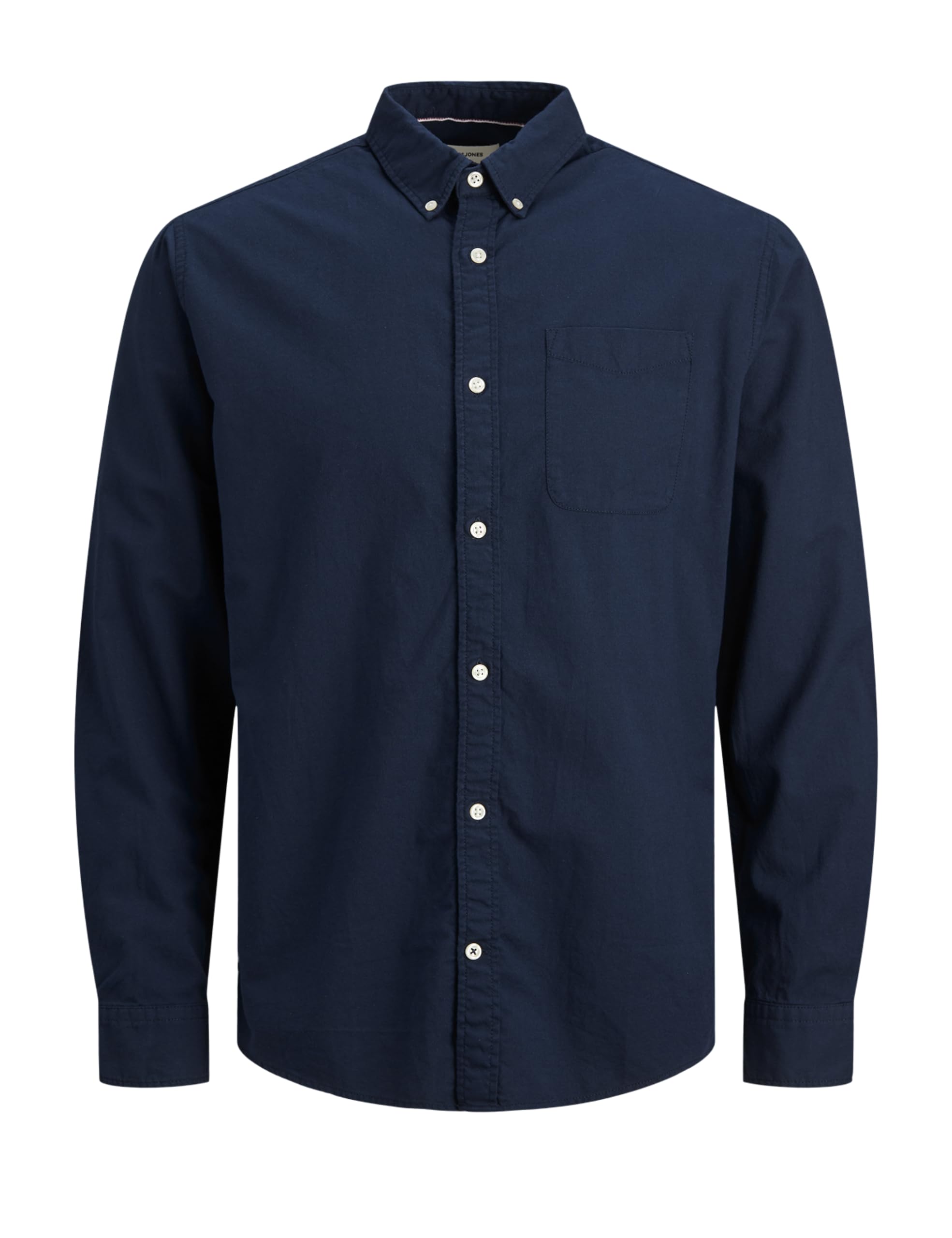 Jack & Jones Men's Jjeoxford L/S S21 Noos Shirt, Navy Blazer/Fit: Slim Fit., XS UK