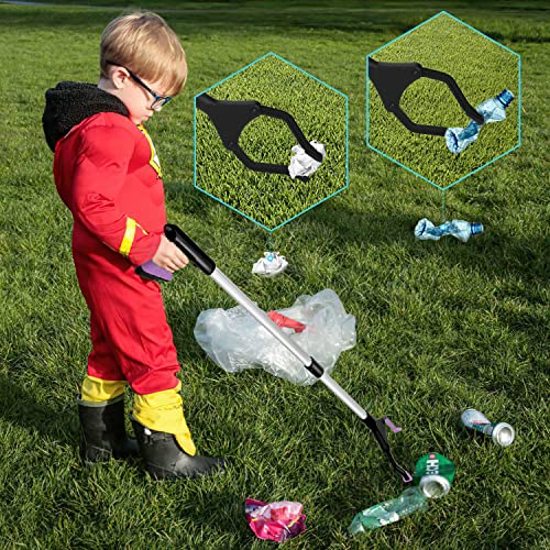2-Pack Reacher Grabber Pickup Tool, 32" Long Grabber Reacher Tool, Trash Picker Grabber For Elderly Grab It Reaching Tool, Garbage Picker Upper Grabber, Litter Pick Up Grab Tool, Claw Grabber Stick (Purple) #TOP5