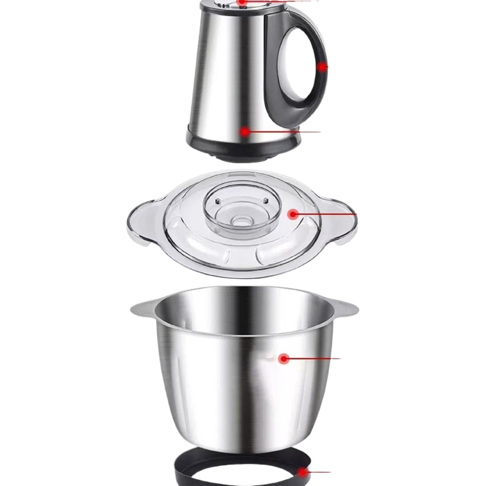 Picadora Eléctrica para Verduras Acero Inoxidable Portátil Ajo, , Frutas