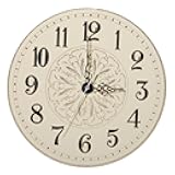 Retro Quartz Clock Dial DIY Metal Clock Face for Wall Movements 5.5 Inch Round Accessory for Craft Clocks