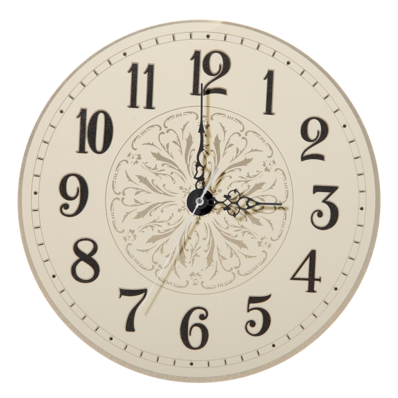Horloge à quartz vintage BESTonZON en fer pour une cuisine rétro