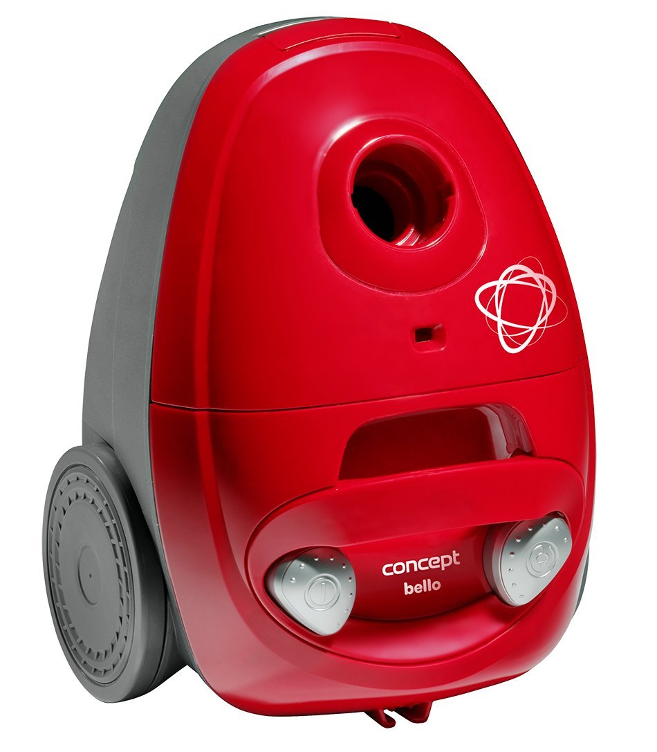 Aspirateur avec sac CONCEPT BELLO VP8350 rouge compact de 700 W