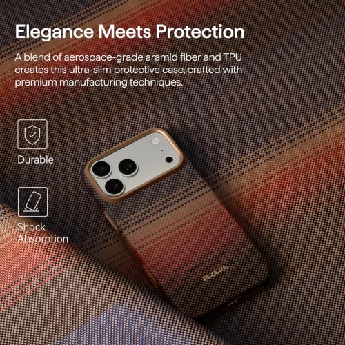 Image of pitaka for iPhone Pro Case 6.3 inch Refined Protection, Premium, Sunset