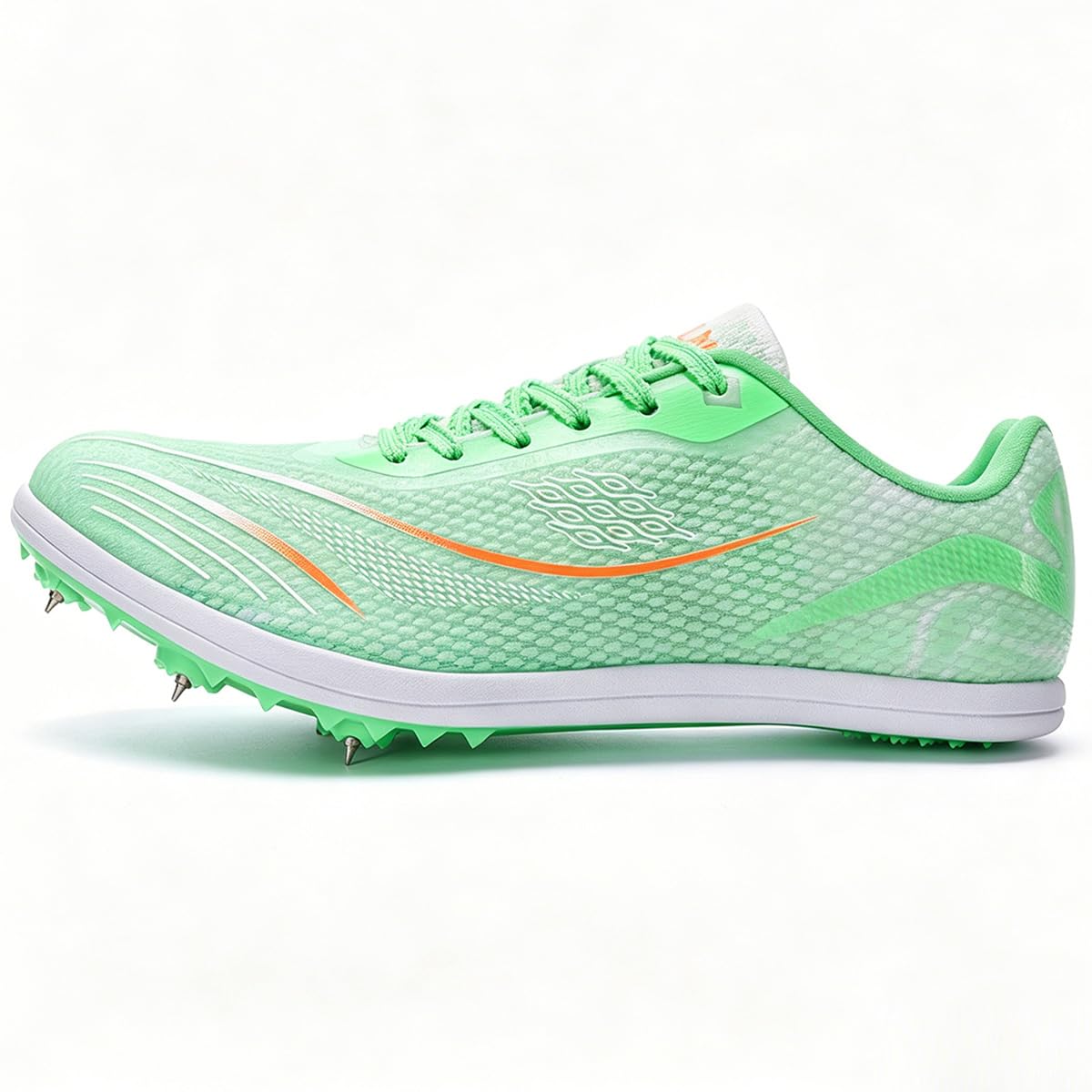 Hombre y Mujer Zapatillas De Atletismo con Clavos Zapatillas de Correr Zapatos De Carreras Y Salto para Sprint Competición Niños Y Niñas