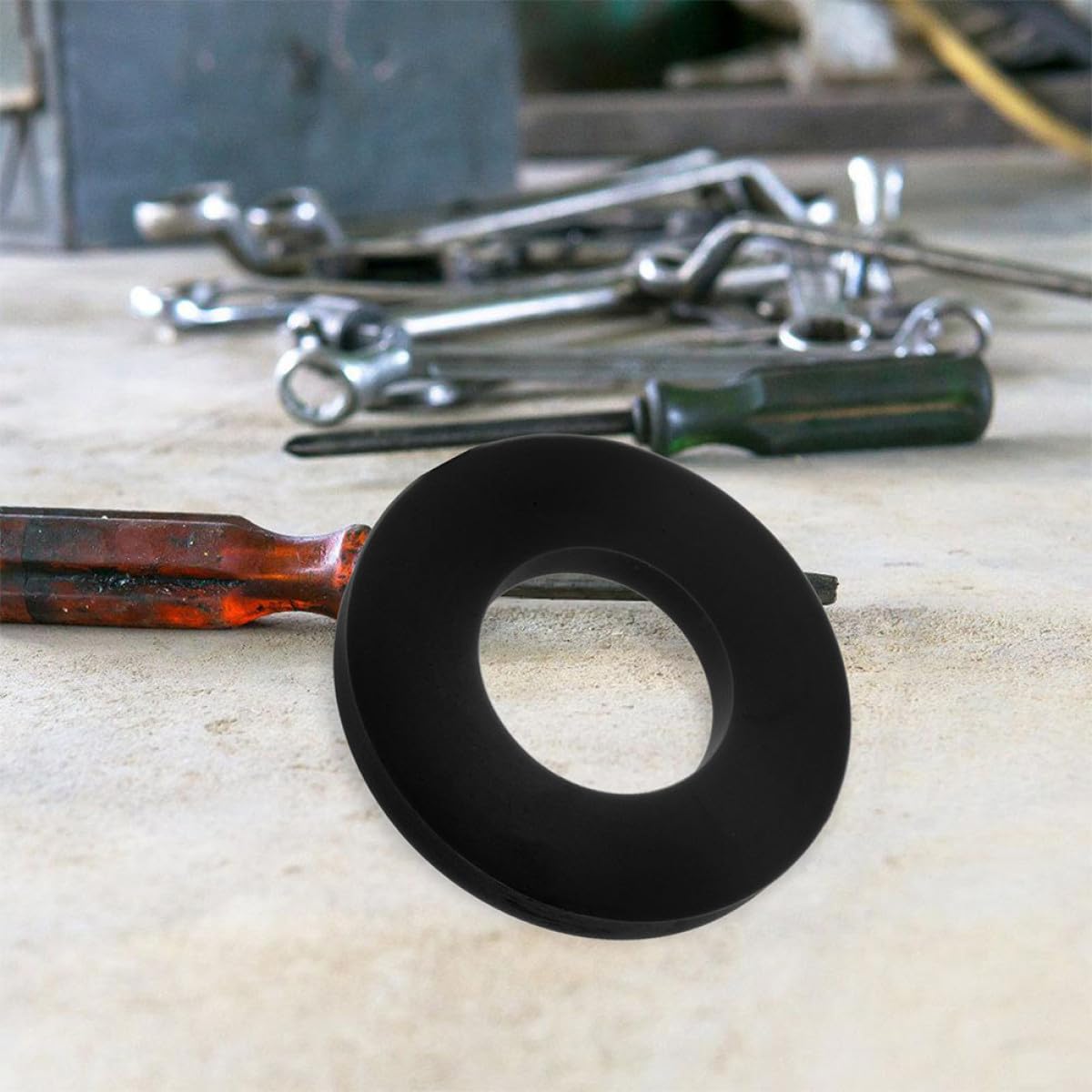 SHINEOFI 4 Pezzi Boccole in Gomma per Ammortizzatori Auto Anelli di Assorbimento Urti Funzione di Ammortizzazione e Comfort Migliorato