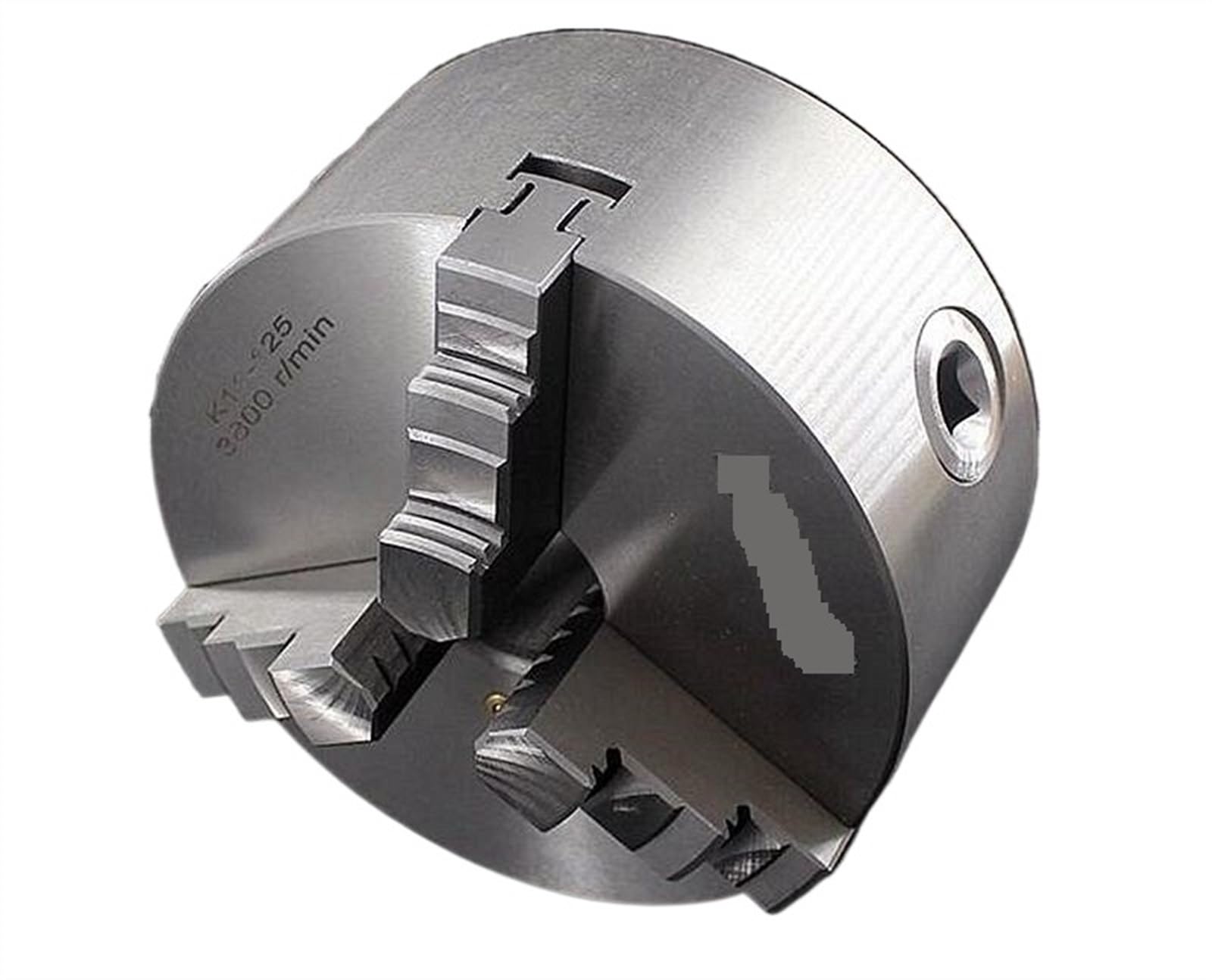 Mandrino for tornio a 3 Griffe 80mm 100mm 125mm 130mm 160mm 200mm Mandrino in Metallo autocentrante Utensile for la Lavorazione dei Metalli CNC(K11-80)