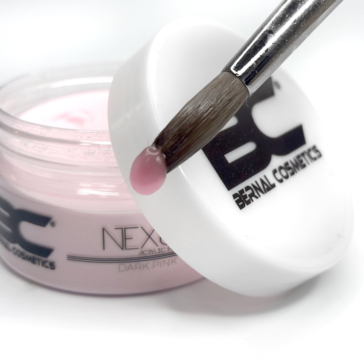 Polvo Acrílico - Dark Pink (Rosa Intenso translúcido) 690g | Acryl Powder Dark Pink | Bernal Cosmetics