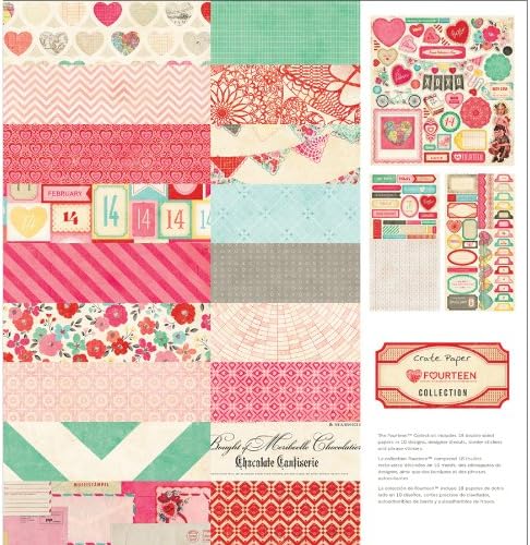 Crape Paper Mirrors Collection, 14 Pack