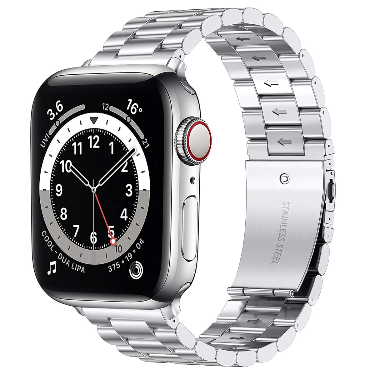 Apple Watch - 【新品・未開封】Apple watch8 41mm シルバーステンレス Amazon.co.jp: Apple Watch バンド 8 ステンレスアップル