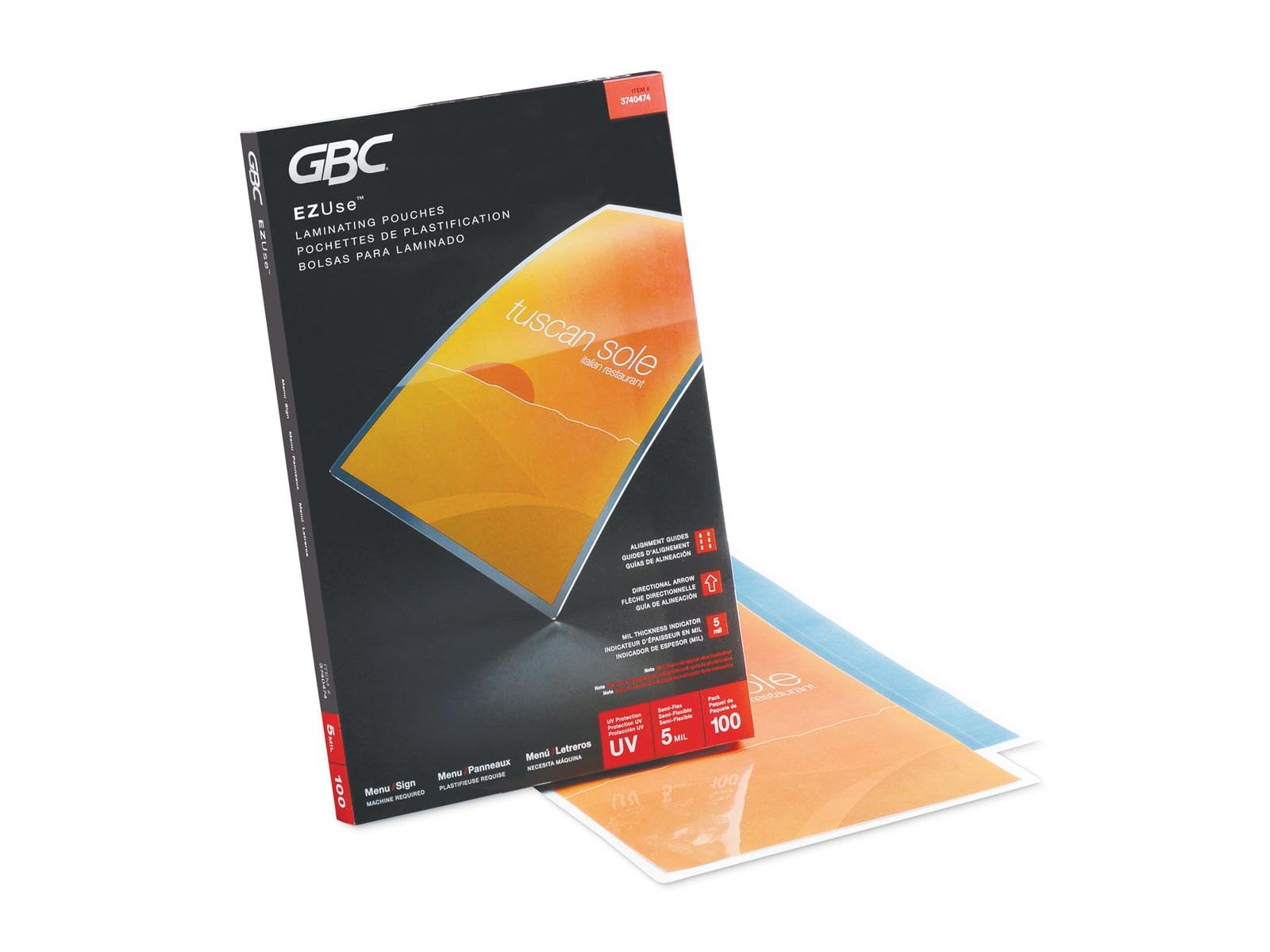 GBC3740474 - Swingline HeatSeal LongLife Premium Laminating Pouches