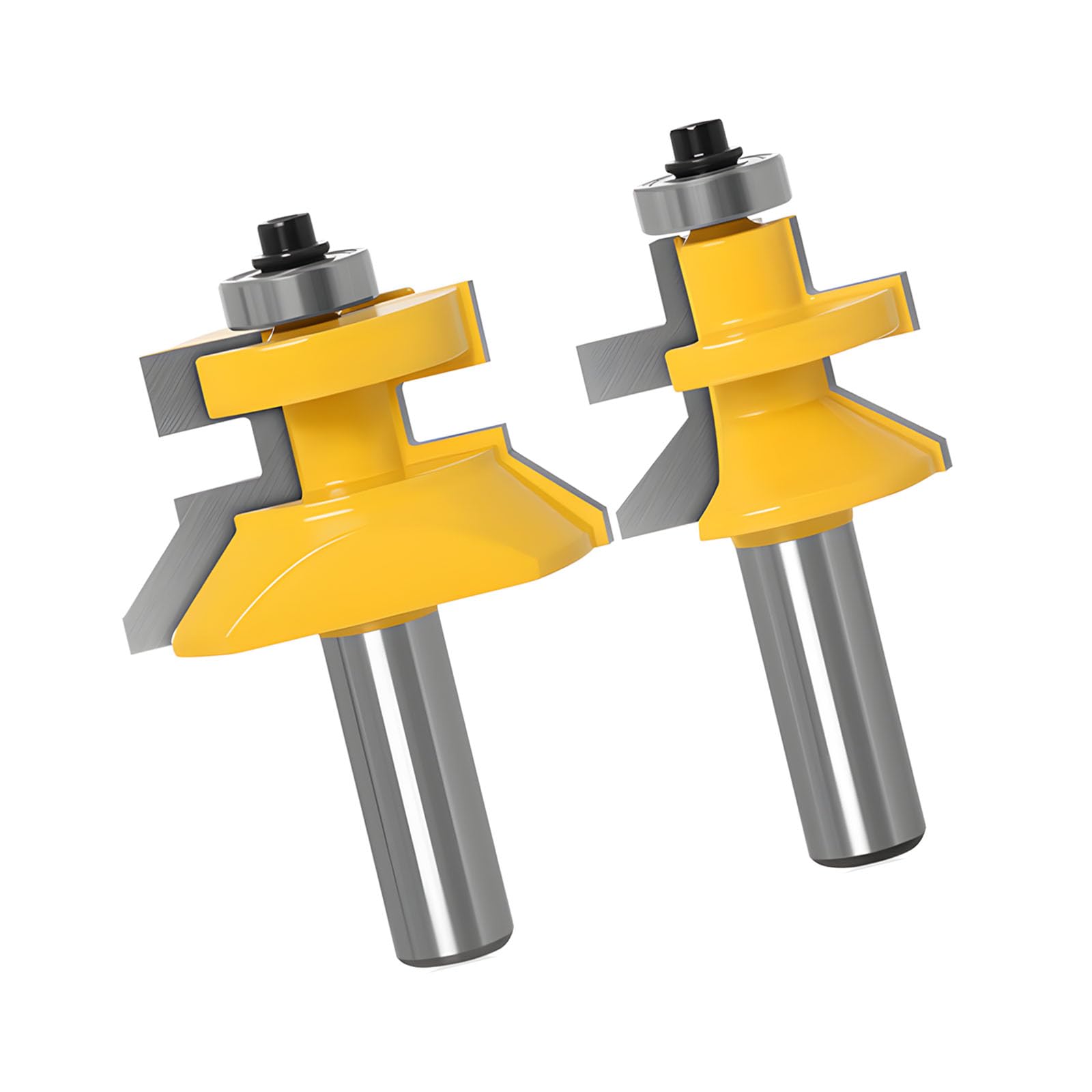 Mèches de toupie en acier robuste avec tige de 12 mm, coupe