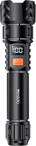 Yesido TC10 2.2M 800mAh LED Flashlight, Black