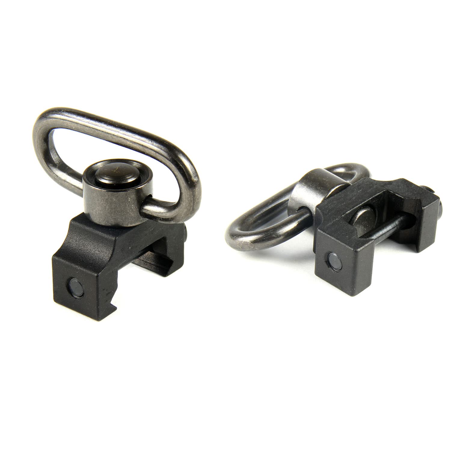 TACFUN 2 Pack Quick Detach Push Button Sling Swivel Set Picatinny Mount 20mm