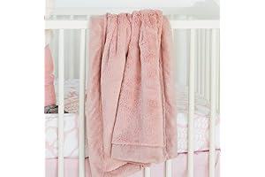 Saranoni Extra Soft and Cozy 60" x 40" Blanket for Children (Ballet Slipper Pink)