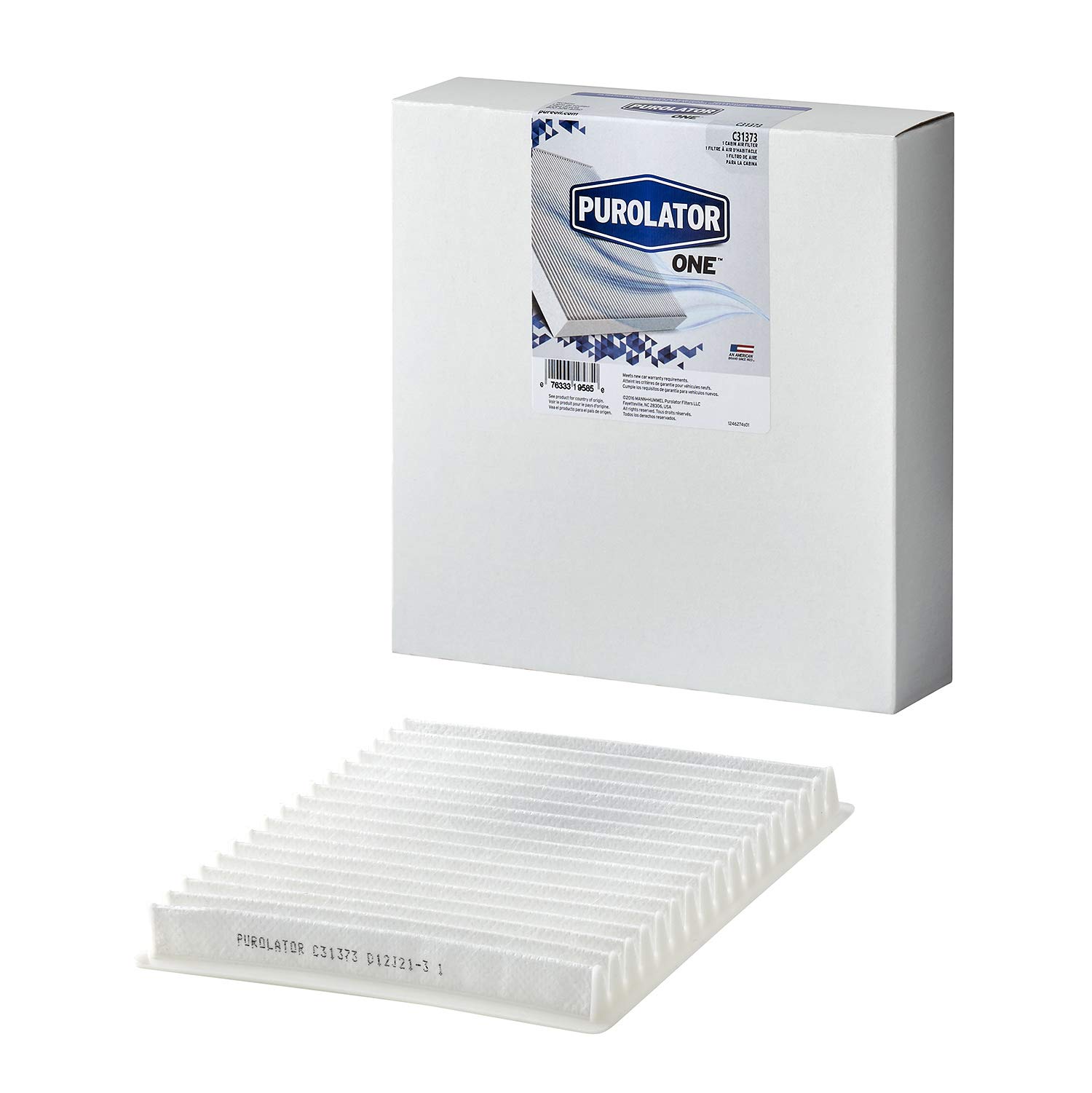 Filtro de aire de cabina Purolator C31373 que elimina alérgenos del coche