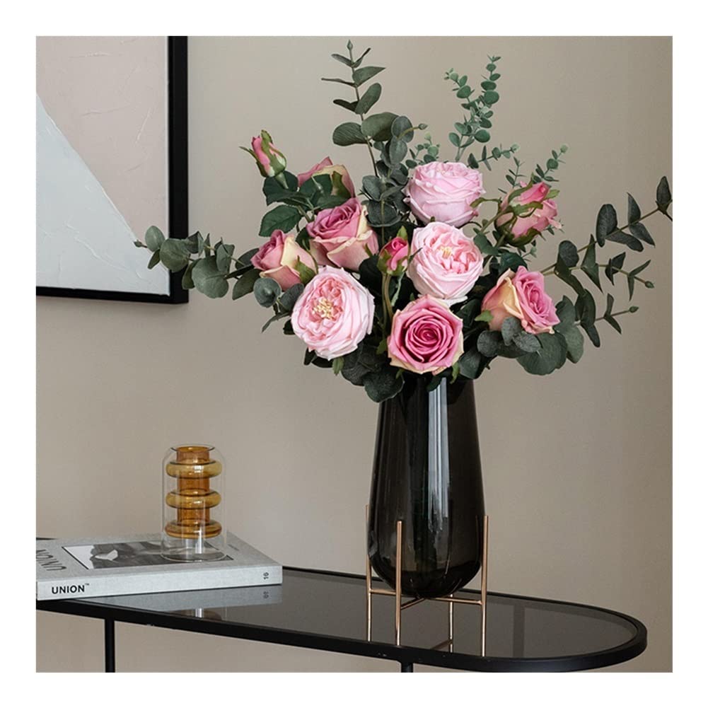 XDLEDMKIZ Realistic Artificial Flowers, Simulation Roses Flower for Flower Arrangement, Fake Flowers for Home Wedding Centerpiece