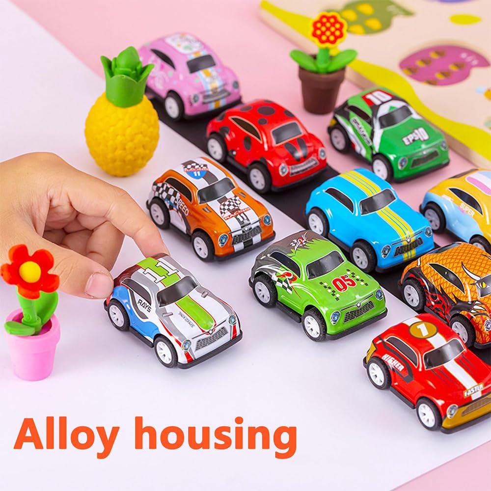 Jacootoys Pista Macchinine per Bambini Piccoli, Pista Auto Giocattolo