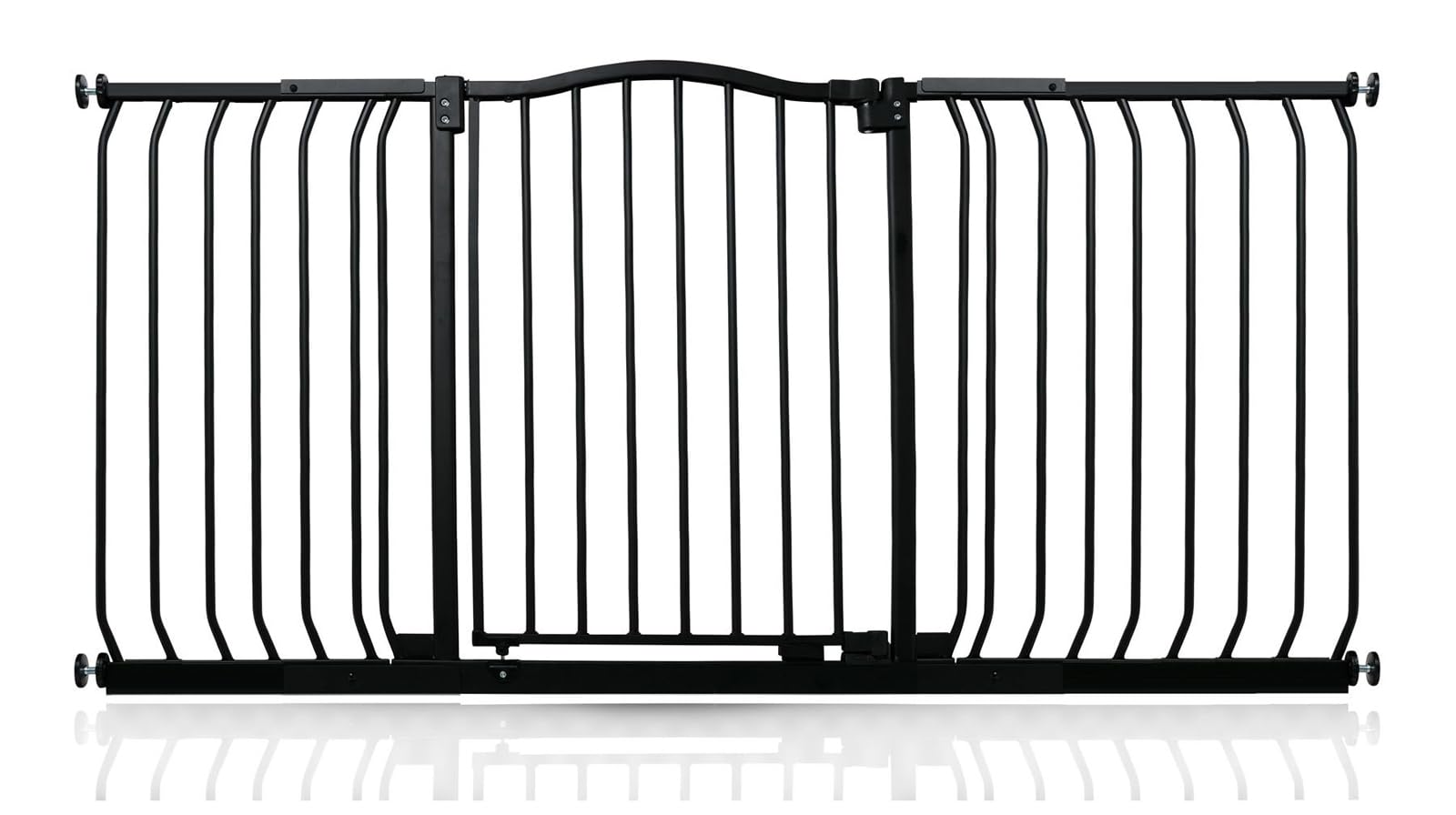 Safetots Curved Top Safety Gate, 71cm - 80cm, Matt White, Pressure Fit Stair Gate, Baby Gate for Doors Hallways and Spaces, Safety Barrier, Easy Installation — view 63