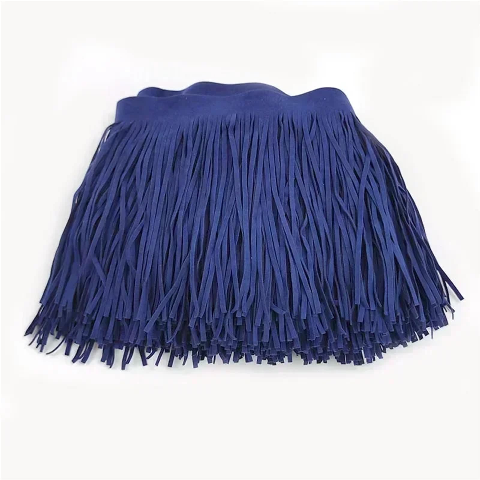 Flecos de ante de colores cinta de borlas de 10-30cm para costura de ropa falda DIY