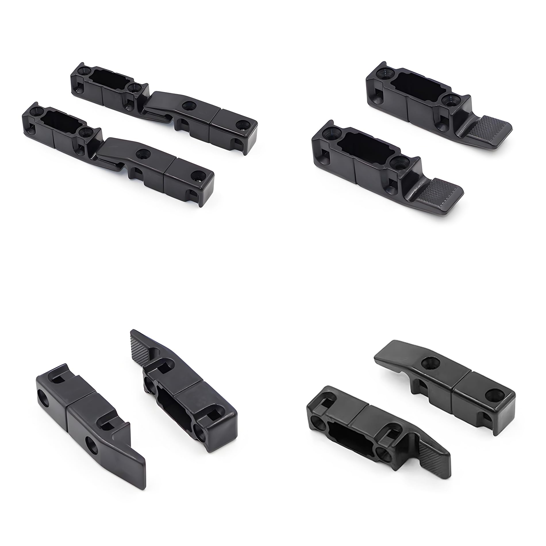Keku EH-B Colgado Herraje para Embutir Rapid Placas y Bastidor Cuelgue Conector Mueble Capacidad 15kg Plástico 20 Par