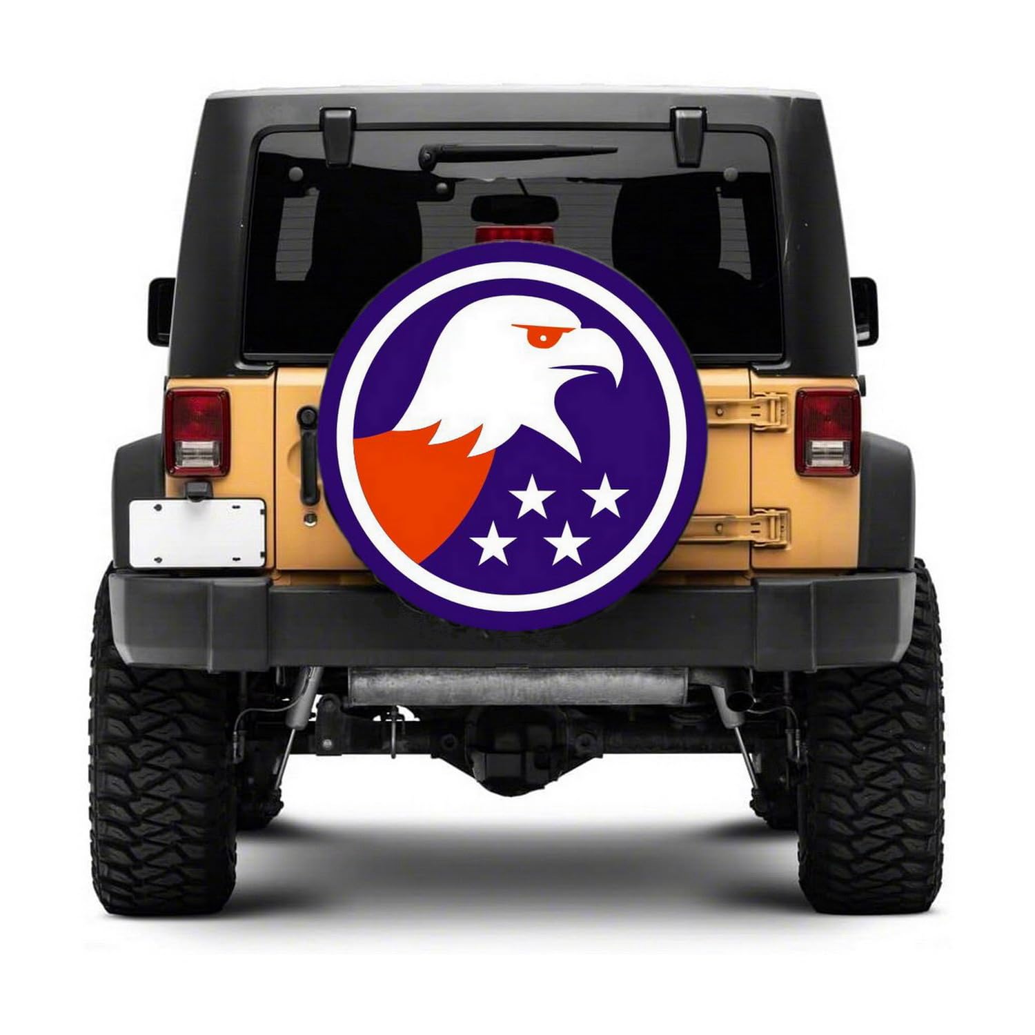 Spare Tire Cover with American Eagle, Dust-Proof Waterproof Spare Wheel Cover Protector fit for Cars SUVs, Jeep, Trailer, RV, SUV, Camper (XL: 275/75R17, 285/70R17)