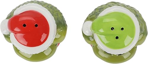 Miniatura 5 de Vandor Dr. Seuss The Grinch Naughty or Nice - Juego de salero y pimentero, multicolor