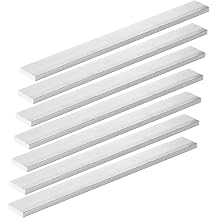 7pcs Square Aluminum Flat Bar 1/4" Thickness X 1" Width, 12" Length T6511 Aluminum Solid Mill Stock