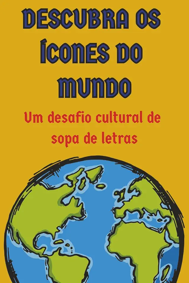 Sopa de Letras - Ícones do Mundo: Descubra os ícones do mundo num desafio cultural de sopa de letras. Explore e desafie o seu conhecimento em 55 puzzles sobre os gigantes da história e da arte.