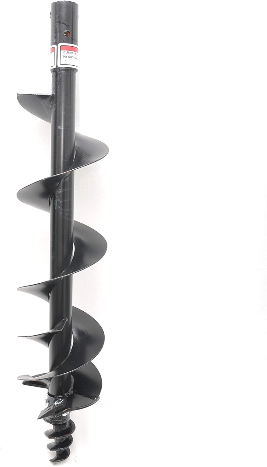 9" Diameter Reinforced 3Point Auger Bit for 2" Round Drive Post Hole