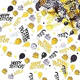 konfetti geburtstagsgrüße ◆ Einfach zu Bedienen: Verteilen Sie einfach Tischkonfetti auf Tisch, Geschenke, Karten, Partyeinladungen, Scrapbooks, Abschlussball, Bastelarbeiten, machen Sie Ihre Party interessant und unvergesslich. Auch Anniversary Confetti ist schön, zusammen mit anderen dekorativen Materialien wie Banner, Cupcake Topper, etc. angewendet zu werden.