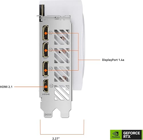 Miniatura 10 de GIGABYTE Tarjeta gráfica GeForce RTX 4070 Ti AERO OC V2 12G, 3 ventiladores WINDFORCE, 12 GB 192 bits GDDR6X, tarjeta de video GV-N407TAERO OCV2-12GD