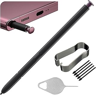 Galaxy S22 Ultra 5G S Pen Replacement S22 Ultra Pen with S22 Ultra Tips Nibs for Samsung Galaxy S22 Ultra 5G Touch Pen 6.8" SM-S908U S908U1 S908W with Needle Repair Part (No Bluetooth) (Burgundy)