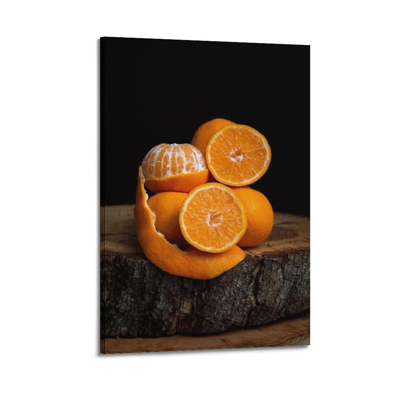 Mandarines pelées tableau pour raviver un mur blanc vide 40x60 cm. - 6