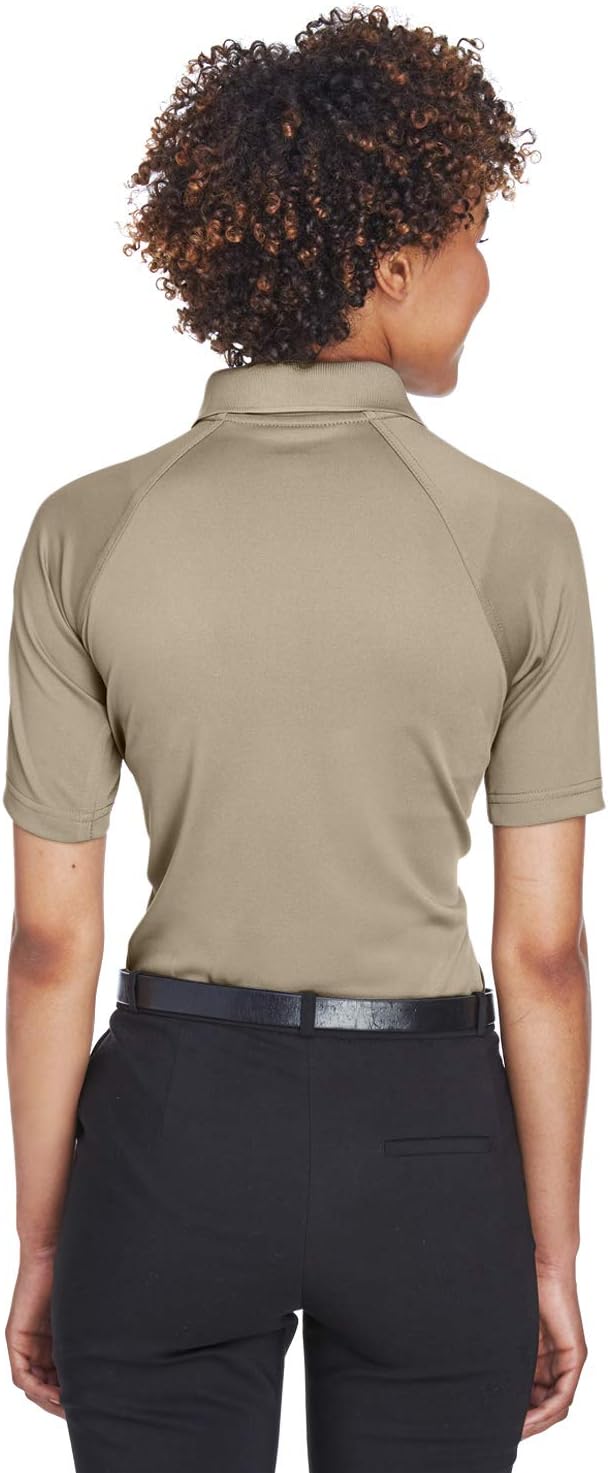 Harriton Ladies' Advantage Snag Protection Plus Tactical Polo M DESERT KHAKI - Image 4