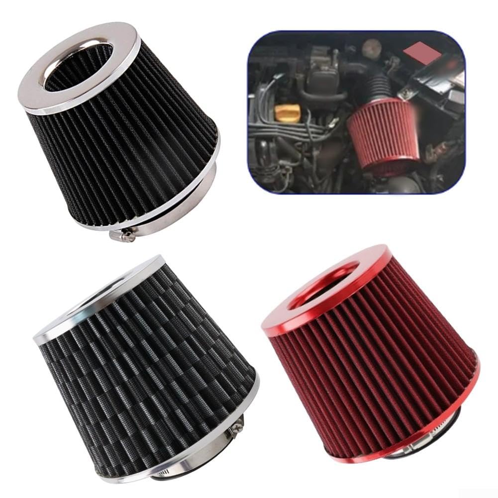 Metalowy filtr powietrza wkładka 3 pierścienie adapter metalowy filtr
