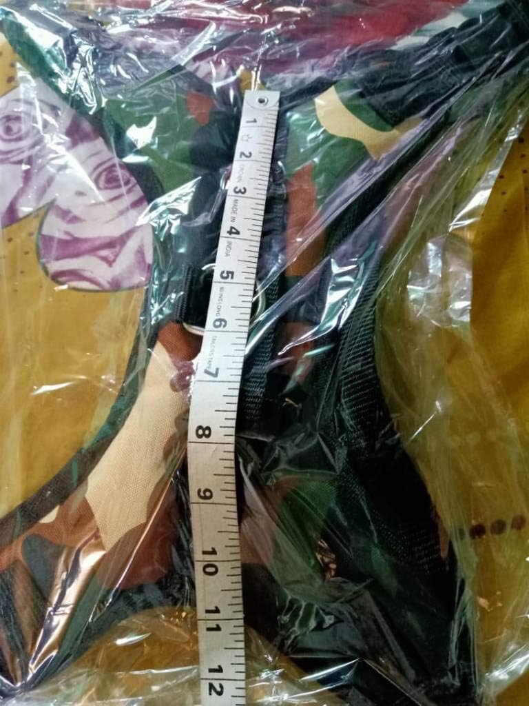 Birds' Park Dog Body Harness Matty Nylon Cotton net - 2 pcs Set Size : Large - Heavy Duty & Strong Durable