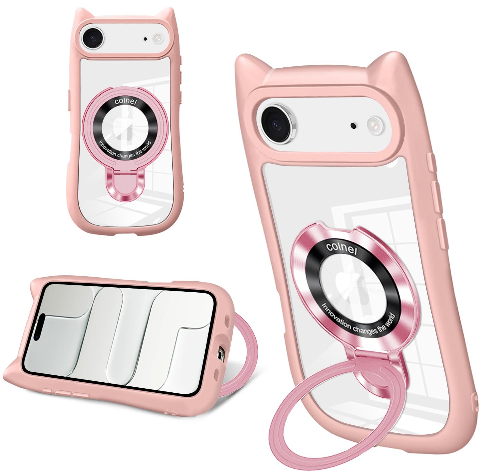 Amazon.co.jp: baodunwei iPhone 17 Air ケース クリア 縦横両対応