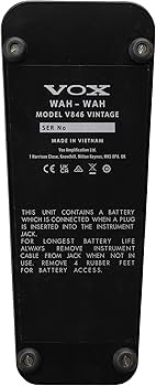 Amazon | VOX ヴォックス ワウ・ペダル V846 Vintage ヴィンテージを