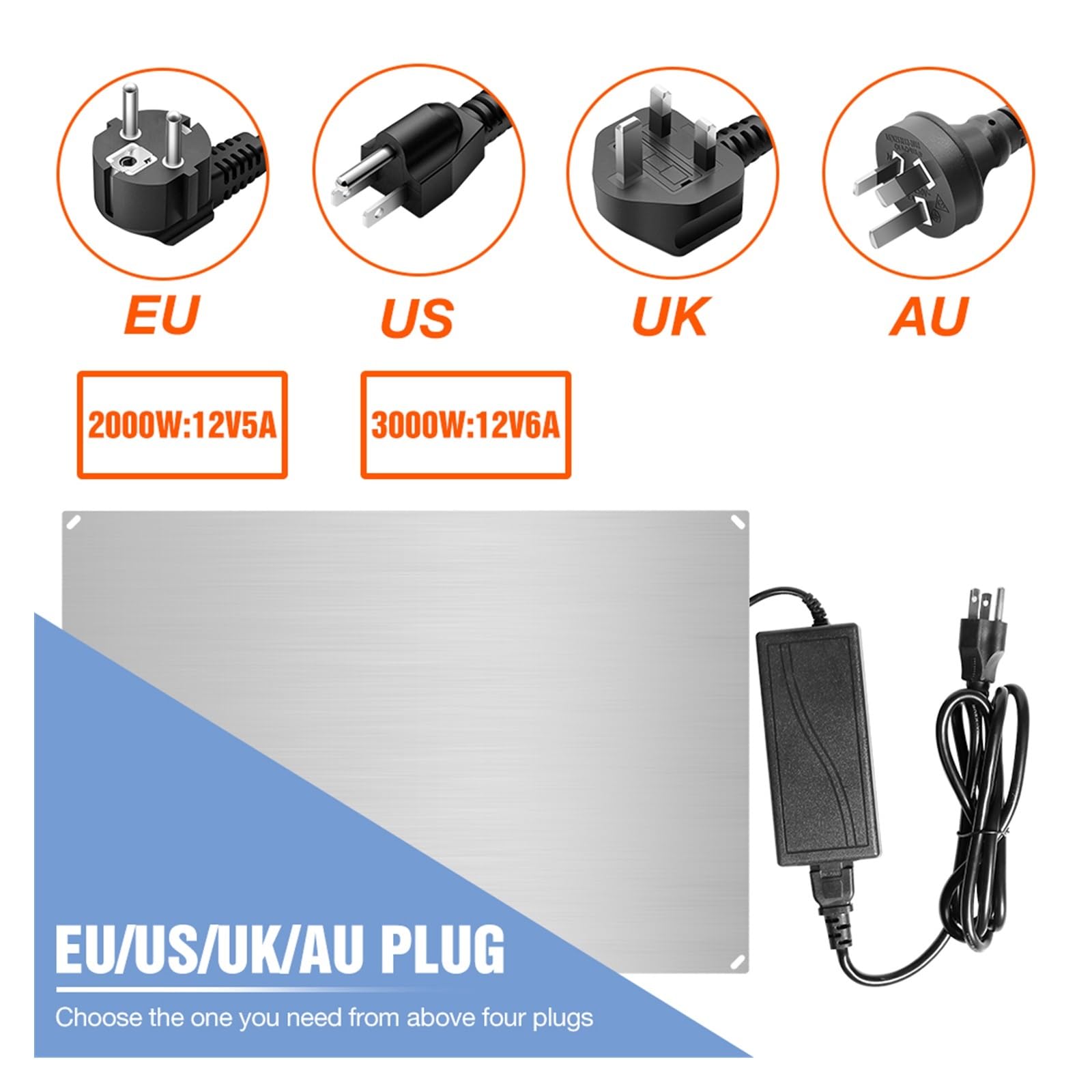Lámpara de Cultivo, 3000W Led Grow Light Phyto Lámpara for Plantas Bombilla Tablero de Espectro Completo de Cultivo hidropónico Invernadero Flores Semillas(C-3000W Two Modes)