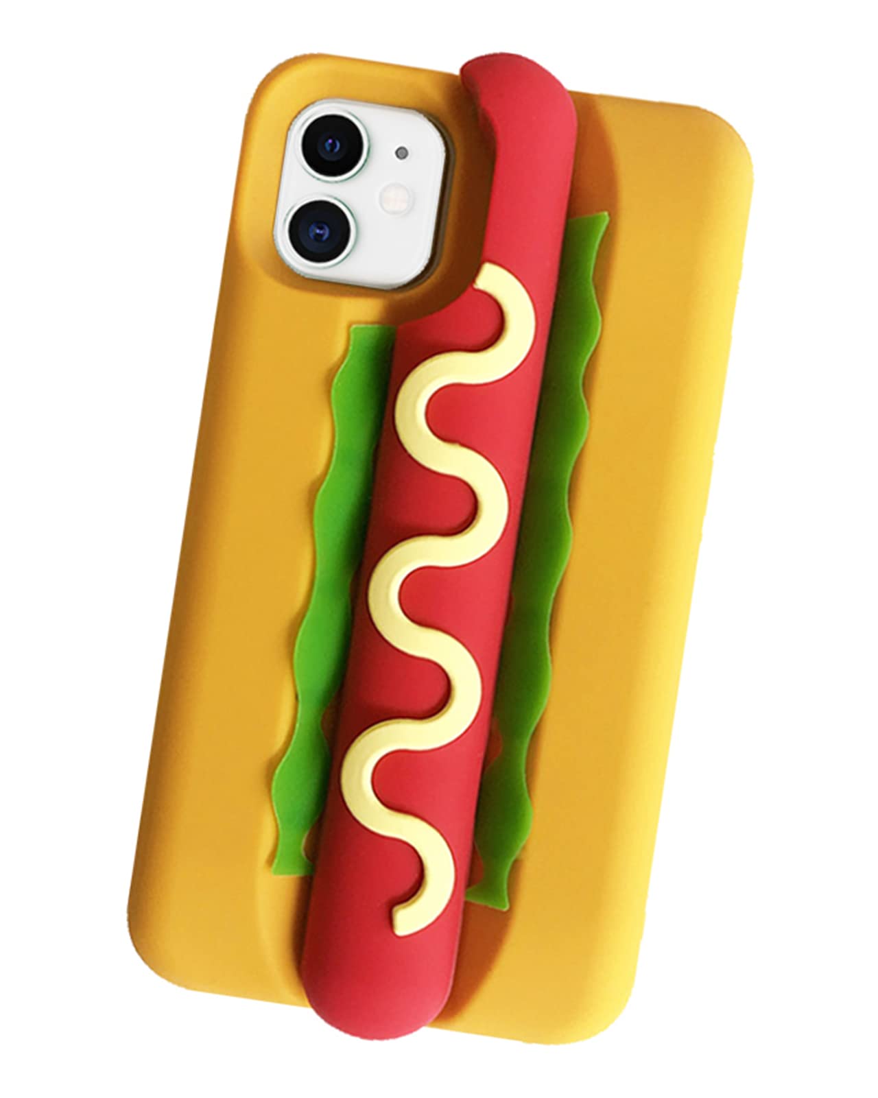 JIATAY Phone Cases for iPhone 15 Pro Protective Case Cute, 3D Kawaii Camera Lens Protector Cover Phone Cases Silicone Compatible with iPhone 15 Pro (