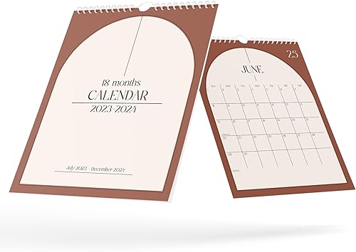 Miniatura 3 de Calendario 2023  Calendario de pared vertical 2023 de 8.5 x 11 pulgadas hasta junio de 2024  Fácil planificación con el calendario 2023  Calendario