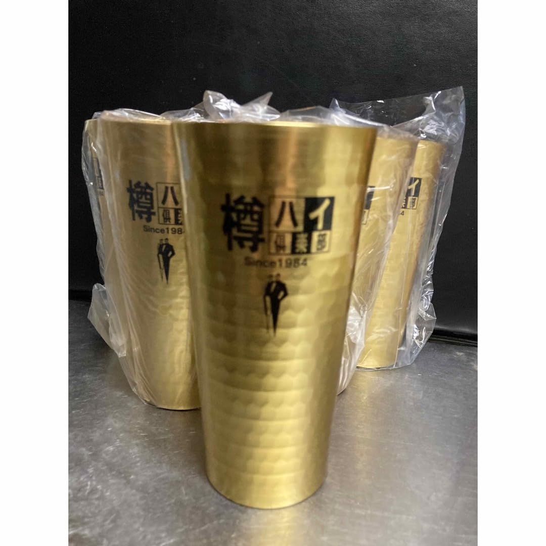 Amazon | アサヒビール 樽ハイ倶楽部 金のタンブラー 6個セット | ノー 