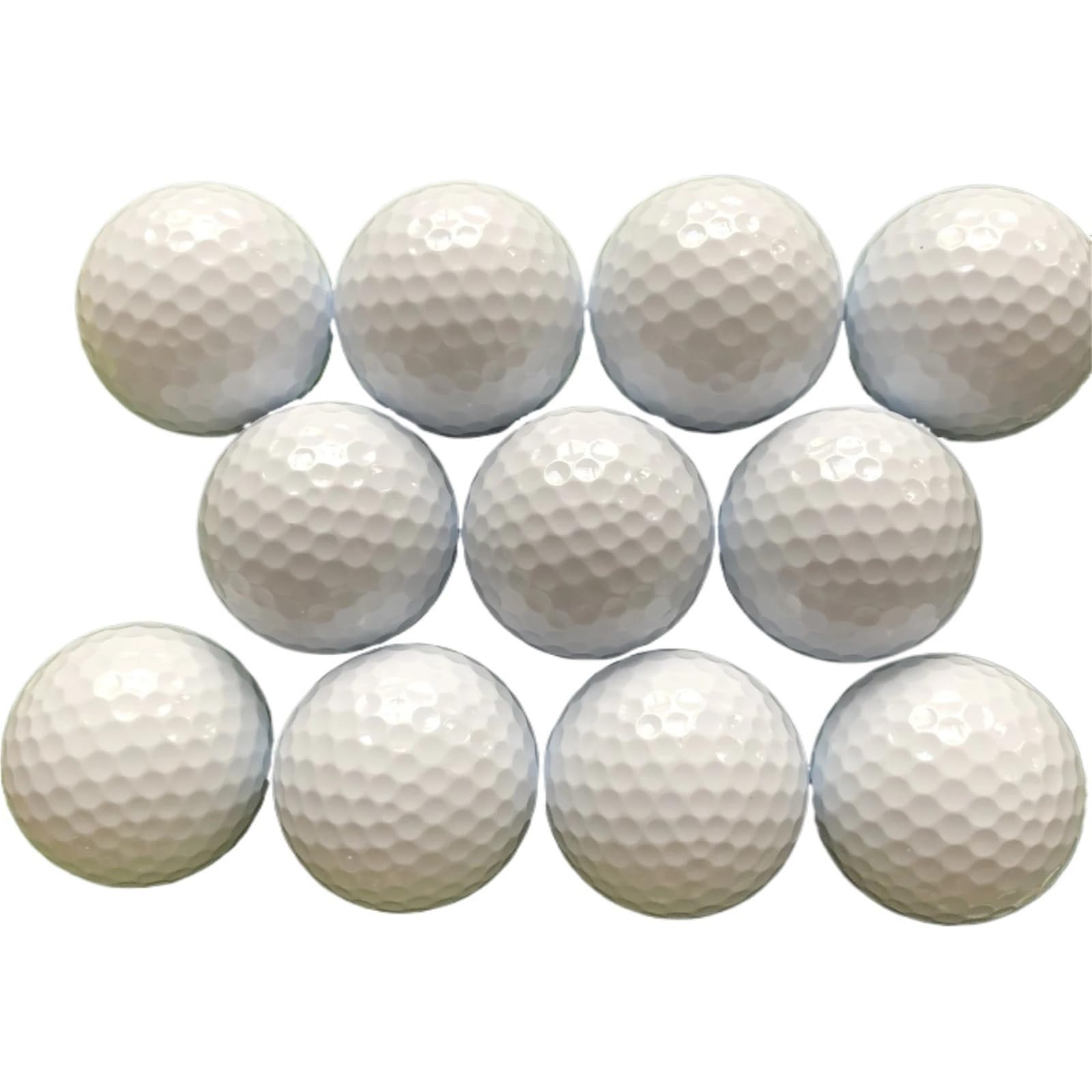 Generico Confezione da 50 Palline da Golf universali a 2 Strati, Rotazione Stabile e autonomia di Volo Lunga, for allenamenti di Golf Indoor e all'aperto e Giochi for Il Tempo Libero