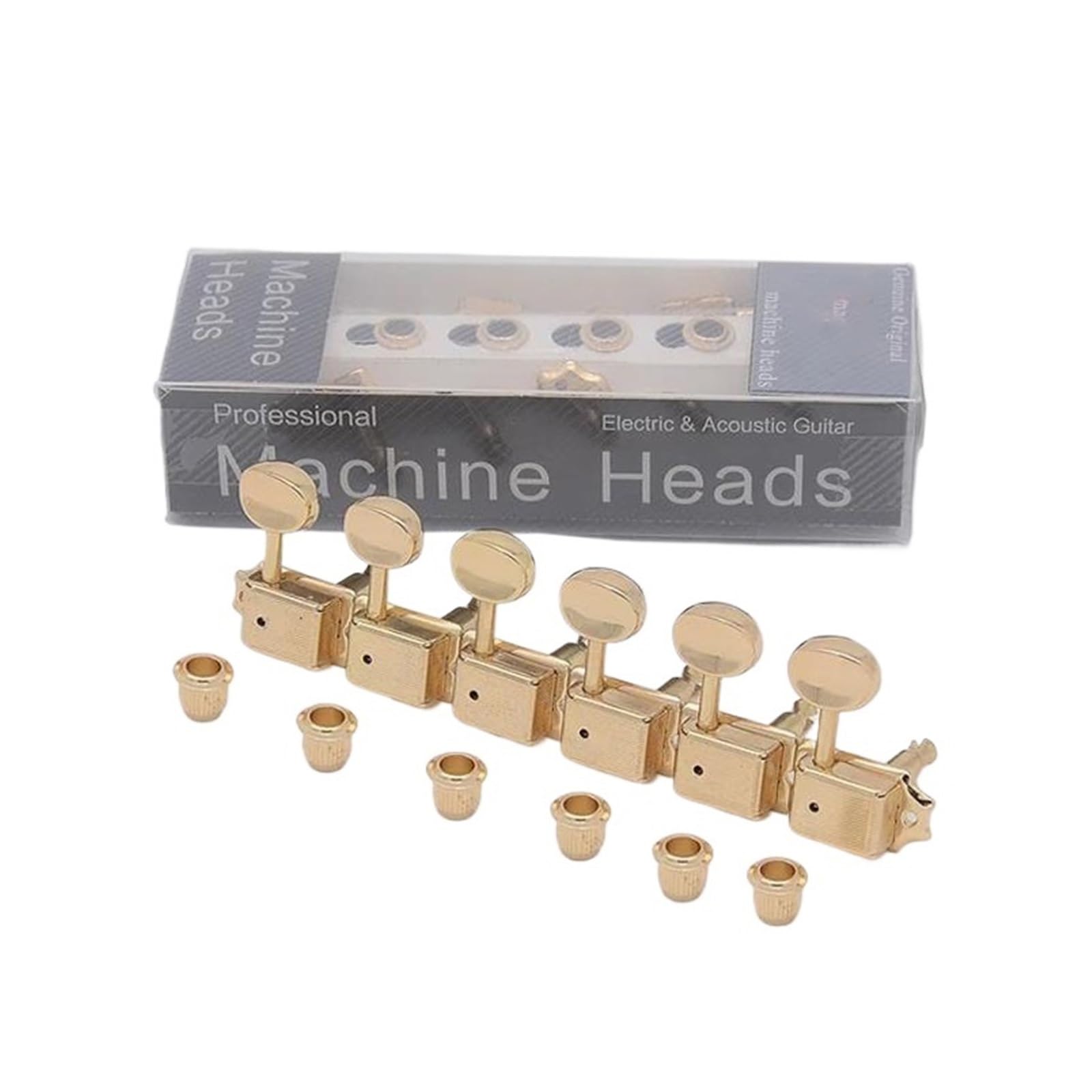 Strunowe Kołki Do Strojenia 1 Zestaw Kluczy Maszynowych R6 L6 Vintage Tuners Do Kołków Stroikowych Gitary ST TL(Gold,R6)