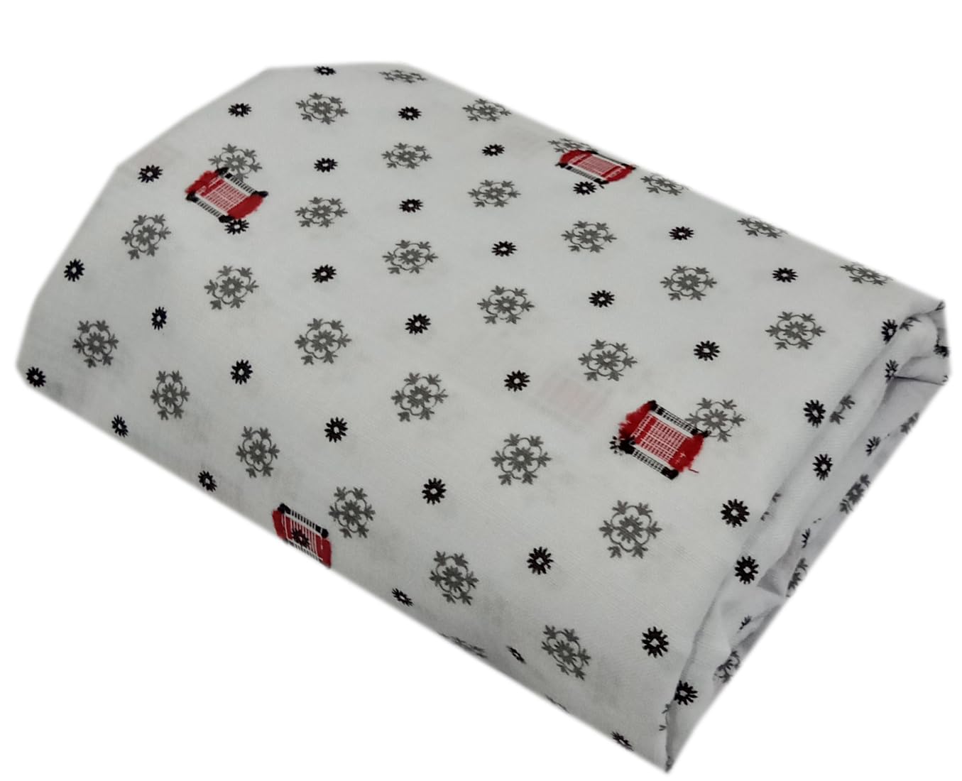 fetiya Premium Melange Printed Cotton Shirt Fabric with Geometric Design – Soft, Breathable & Comfortable – 1.60 Meter Length for Men’s Casual & Smart Wear-picture-29