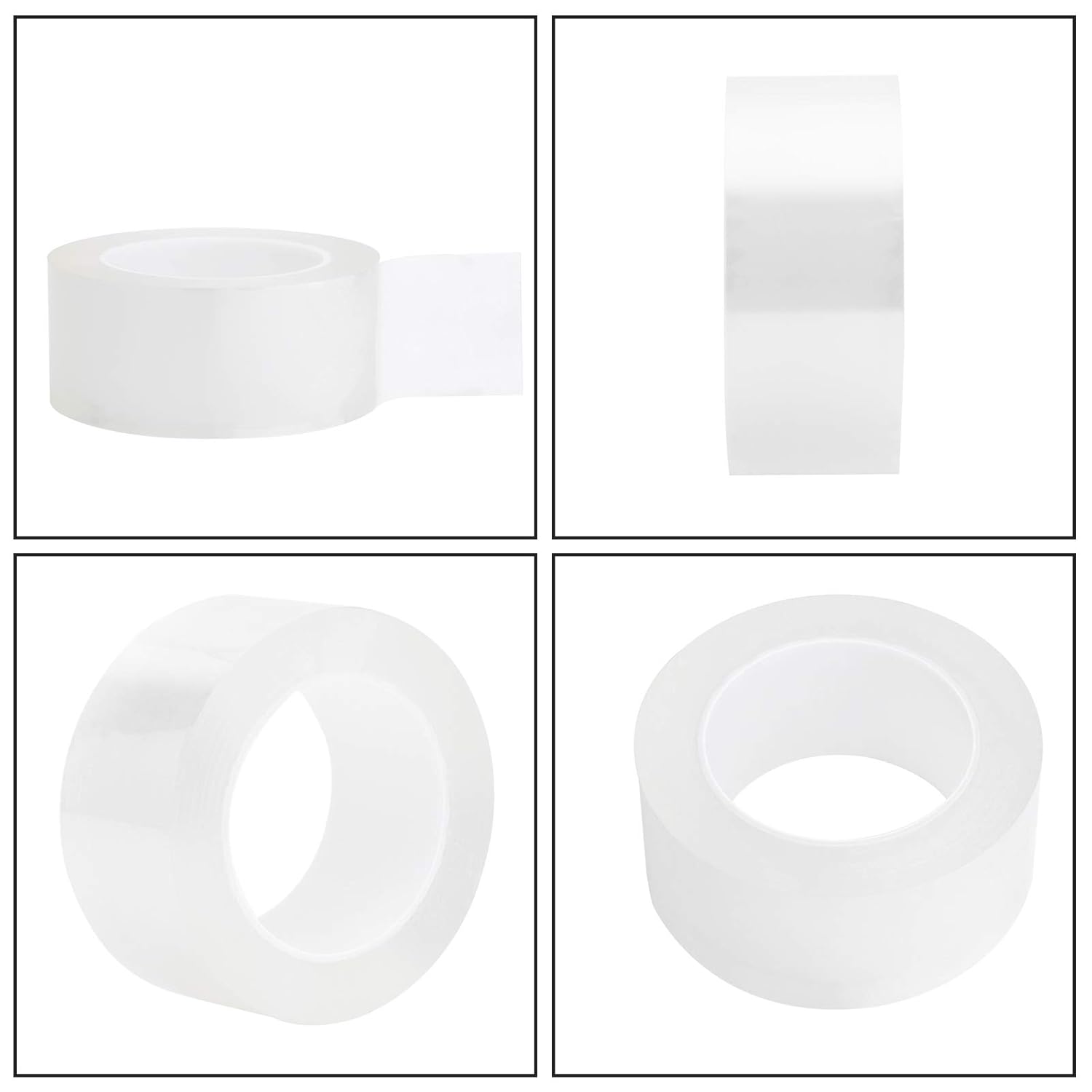 OCGIG 2 Roll 5CMx10M Sealing Strip Flexible Self Adhesive Caulking Tape for Car Kitchen Bathroom Tub Shower Floor Wall(Transparent): Industrial & Scientific