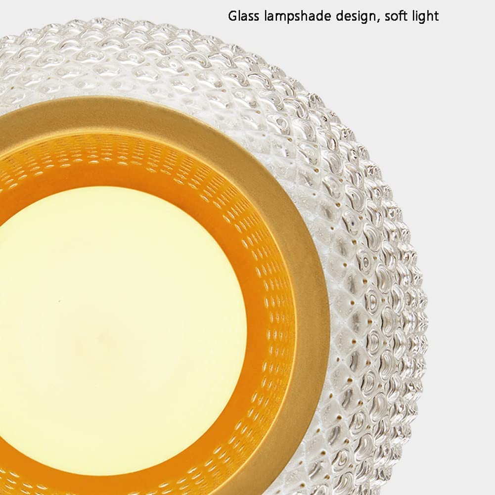 Lampa stołowa, lampka nocna, nowoczesna lampka nocna ze szklanym kloszem i marmurową podstawą Lampa nocna E27 Boczna lampa stołowa do salonu i sypialni Łatwy w montażu/zestaw 1 ()