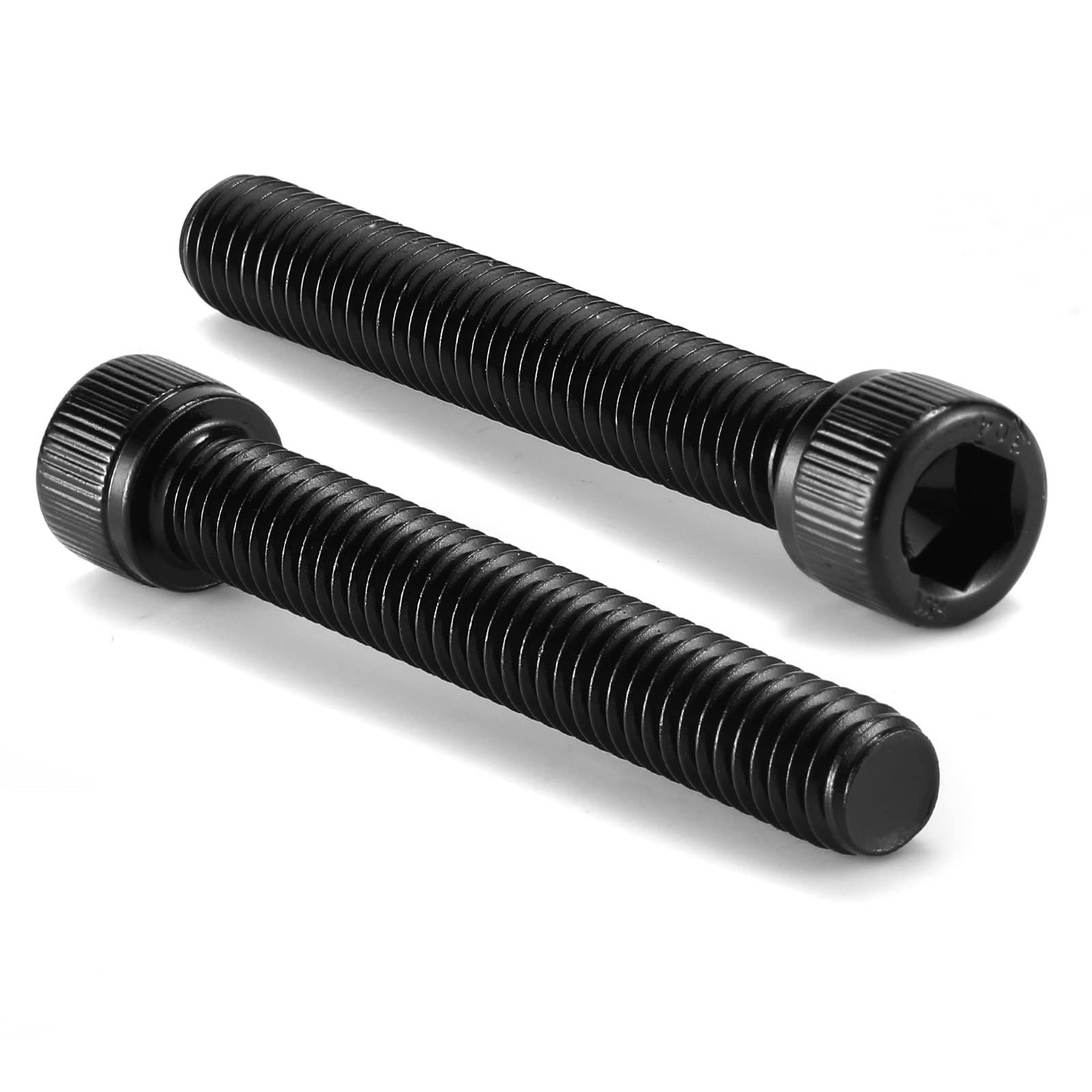 3/8-16 x 2-1/2" Socket Head Cap Screws Bolts, 20Pcs 304 Stainless Steel 18-8, Allen Socket Hex Drive, Full Thread, Black Oxide by SG TZH(with Hex Spanner)